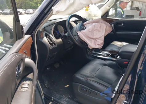 2017 Nissan Armada Platinum z USA, uszkodzony, nr VIN JN8AY2ND5H9005937